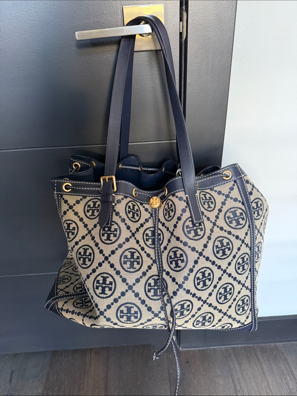 Tory Burch T Monogram Jacquard Tote